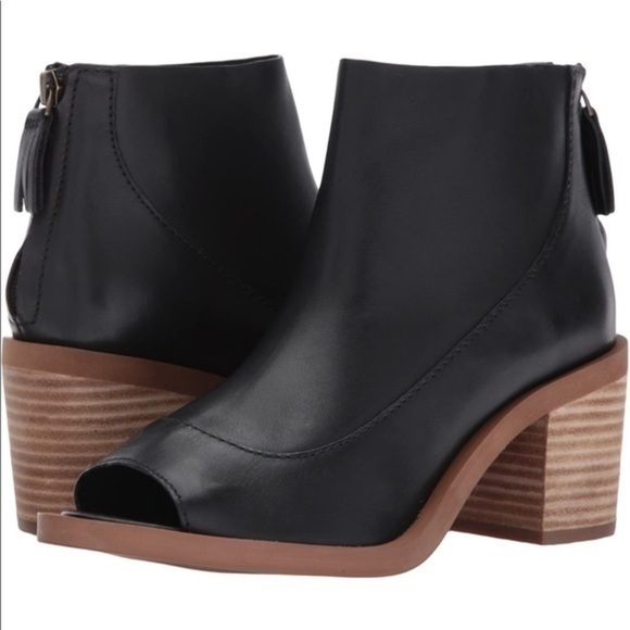 Kelsi Dagger Brooklyn Lenox Peep-Toe Booties - Picture 3 of 8